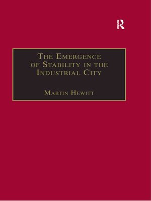 cover image of The Emergence of Stability in the Industrial City